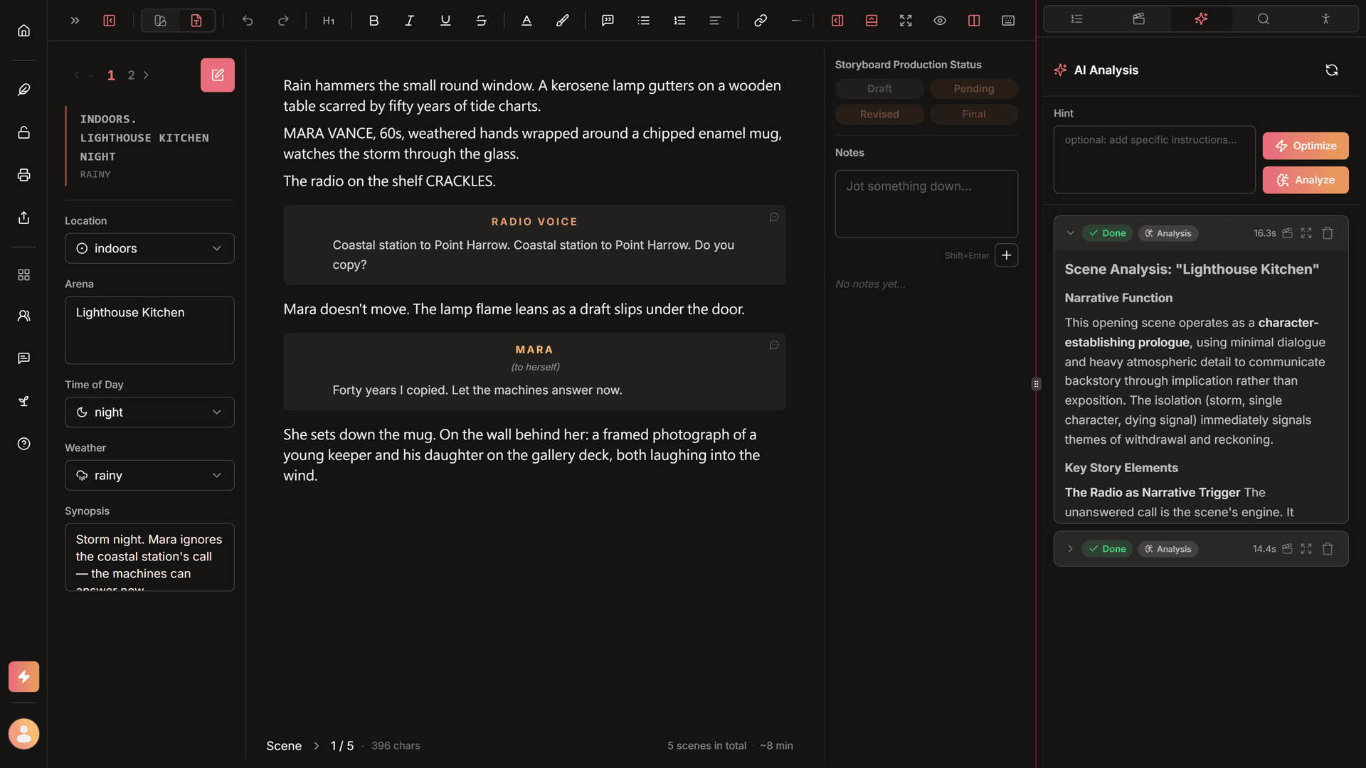 Inline AI Rewrites