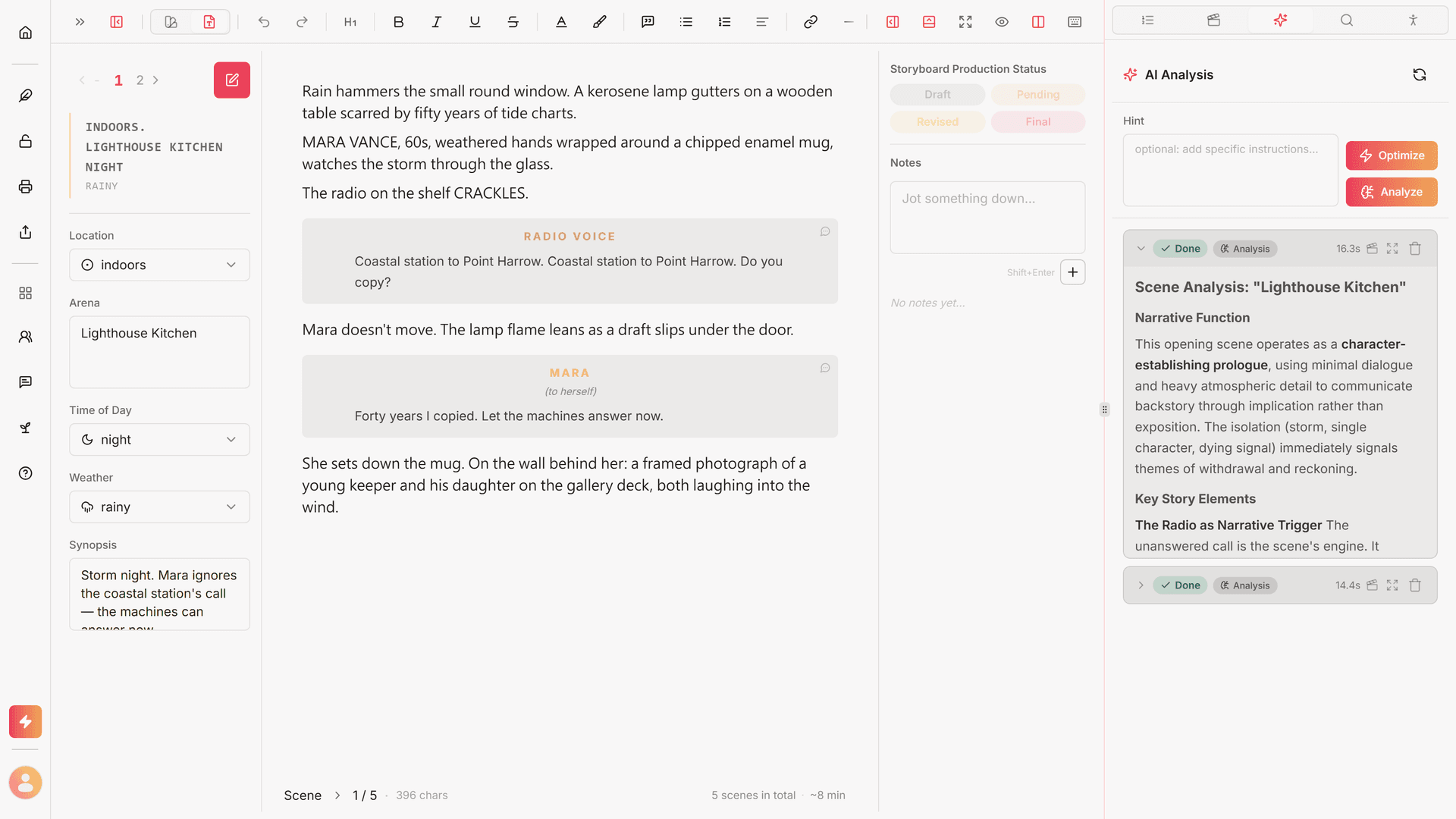 Inline AI Rewrites