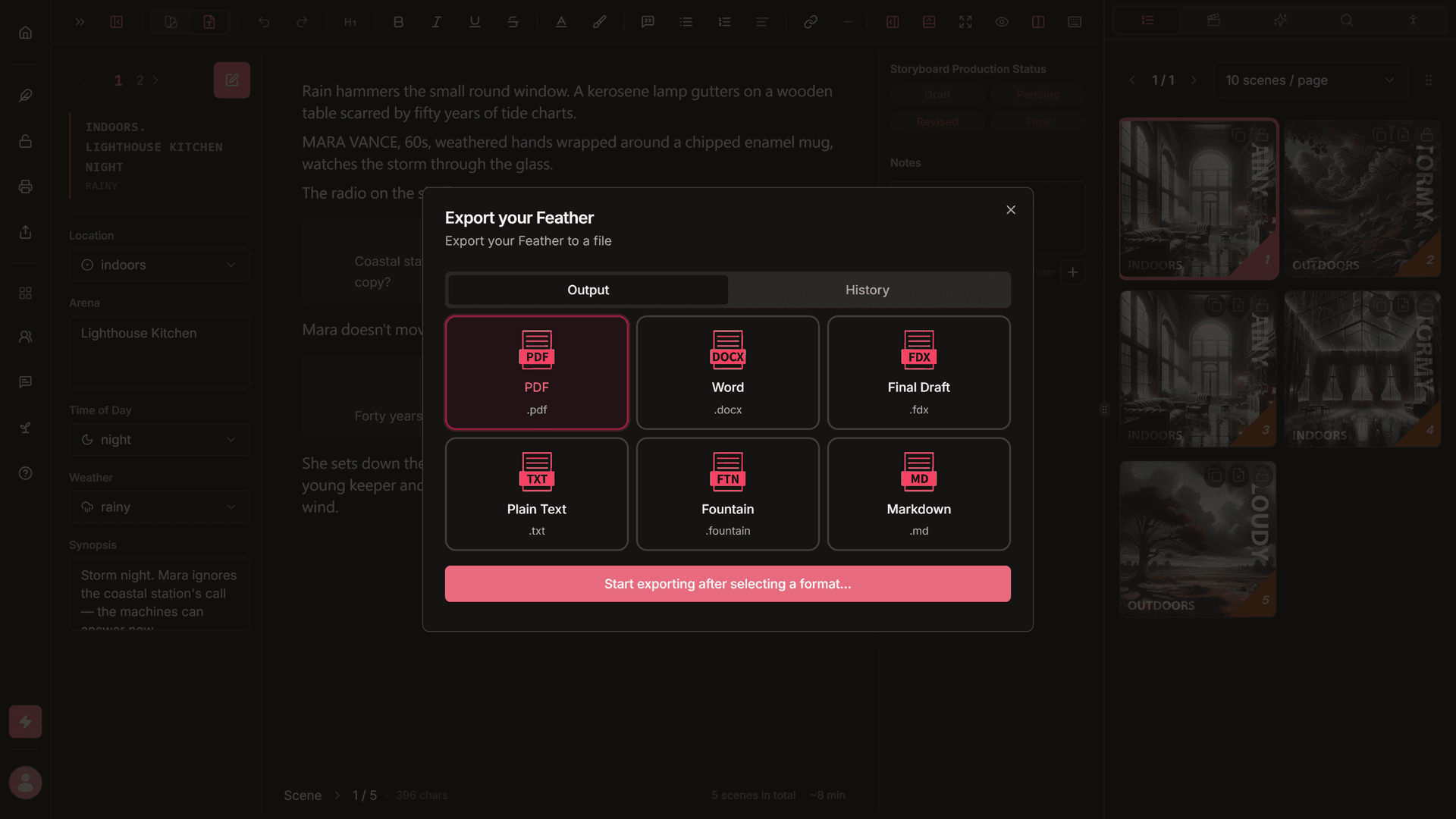 Multi-Format Export