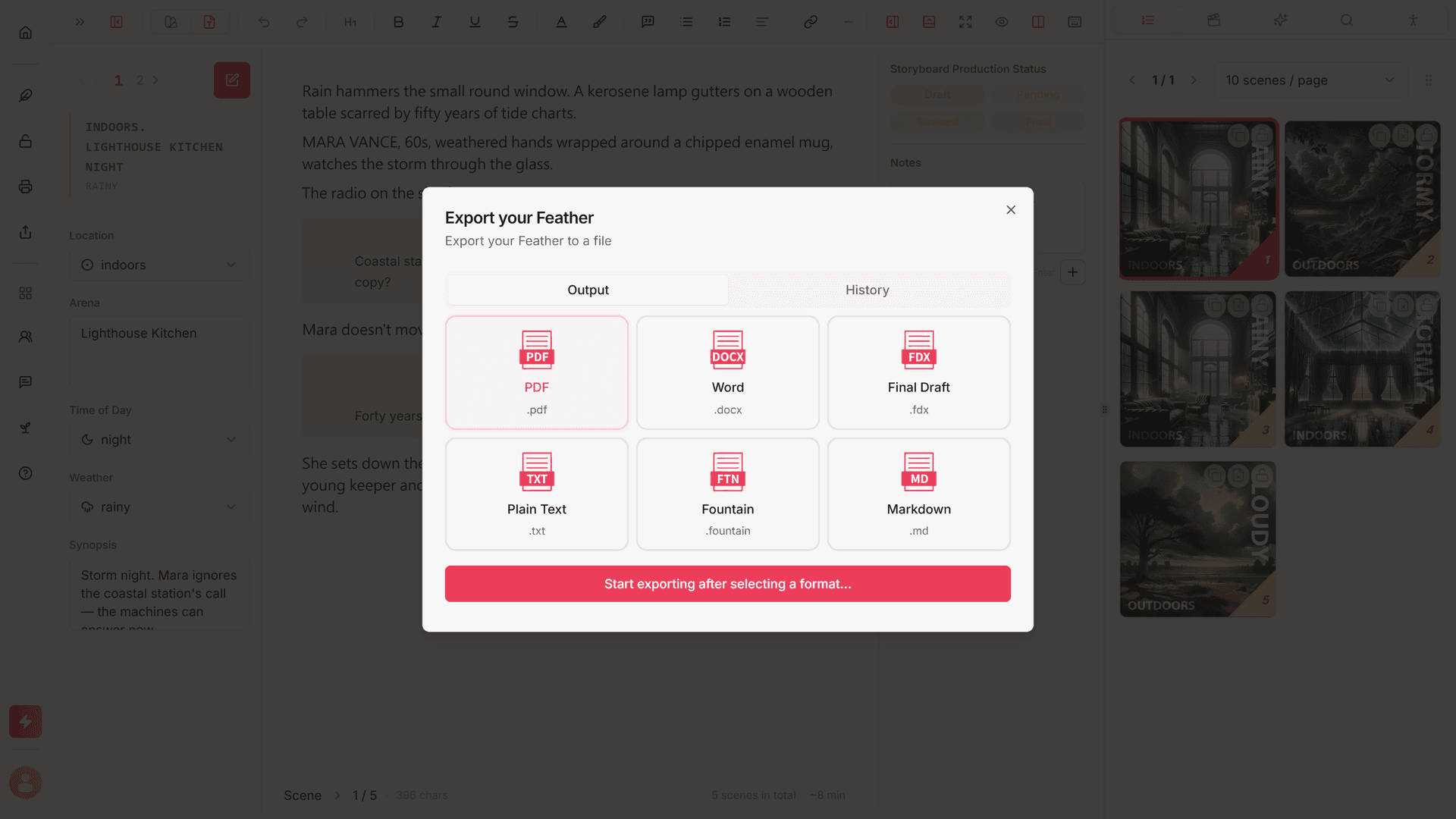 Multi-Format Export